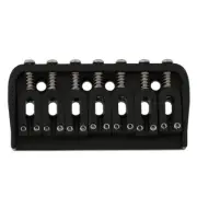 Guitar Fixed Bridge Hardtail Bridge for 7 String Electric Guitar Black