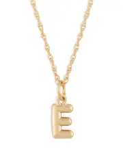 Bloomingdale's Fine Collection Initial Pendant Necklace in 14K Yellow Gold, 18