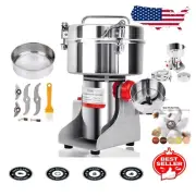 Powerful 1800W Electric Grain Mill - Fast Grinding for Dry Cereals and Spices