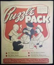 VTG 1943 WORLD WAR 2 WW2 PUZZLE PACK BRAIN TEASER GAMES FOR USA US MILITARY e