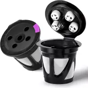 Reusable K Cups for Keurig, 2-Pack Universal K CUP Refillable Coffee Pods