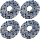 4Pcs Mop Cloths Accessories for Ecovacs Deebot X1 Omni T10 Turbo Vacuum Cleaner