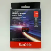 New Switch 2 Compatible SanDisk Micro SD Express Memory Card 256GB Micro SD