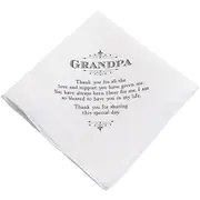 Wedding Gift For Grandpa Handkerchief Hanky Accessories Favour Present