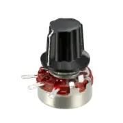 WTH118 470K Ohm Variable Resistors Rotary Carbon Film Potentiometer w Knobs