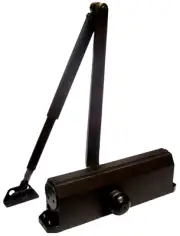 NORTON DOOR CLOSER 1601 BC BSP BLACK BLACK SIZE 1-6 MINT ADA COMPARE!! W/PA