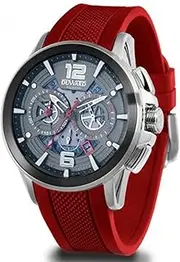 [DUWARD] aquastar carrera Mens Analog Japanese automatic Watch with Silicone bracelet D85530.06