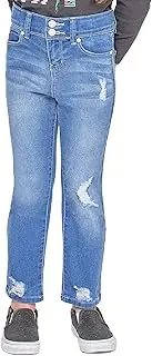 [YMI] Baby Toddler Girl Adjustable Waistband 2 Button Snap Skinny Jean