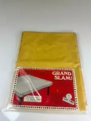 Vintage Grand Slam Square Vinyl Bridge Table Cloth Style GS-22 Unused In Package