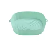 Biwiti 2pcs Air Fryer Silicone Pot Baking Accessories Air Fryer Oven Accessories Suitable For Air Fryer Microwave Oven -Light green