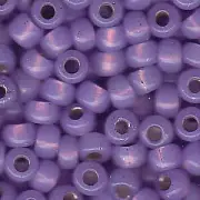 Dyed Violet Silver-Lined Alabaster Miyuki Seed Beads 6/0 (6-9574-TB)