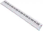 ibasenice Practice Card Keyboard Practice Paper Chart for Piano Beginners 88 Keys