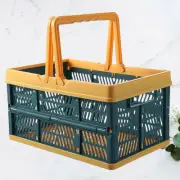 Woven Shopping Basket Grocery Food Bin Picnic Storage Basket Snack Basket Handle