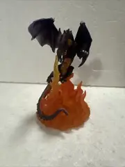 Fire Breathing Dragon Sculpture. Fantasy Dragon Figurine 6" Tall