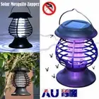 2024 Solar Mosquito Killer Lamp Fly Trap Zapper Catcher Bug Insect Outdoor