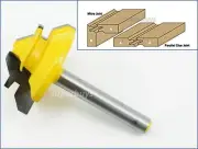 45Degree Mitre Miter Parallel Lock 1/4" Shank Corner Joint Router Drill Bit Tool