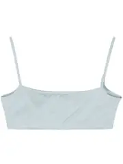 [Paloma Wool] Utah semi-sheer cropped top XS Blue