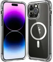 Magnetic Designed for iPhone 14 Pro Case Clear with Magsafe [Military Grade Drop