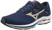 Mizuno Wave Inspire 17 Running Shoes Men’s Size 8 Navy Blue White NEW