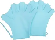 1 Pair Swimming Gloves Water Gloves Diving Training Gloves Adults Diving Supplies Dive Auxiliary Mitten Diving Auxiliary Gloves Water Resistance Gloves Silicone Swimming Paddles