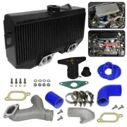 Top Mount Intercooler Kit Y Pipe For Subaru 02-07 WRX STI EJ20 EJ25 2.0L w/BOV (for: Subaru)
