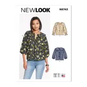 New Look Sewing Pattern N6743 Misses' Tops
