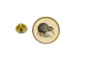 pins pin's badge metal lapel hat button bird kiwi