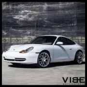 19" AVANT GARDE RUGER MESH SILVER CONCAVE WHEELS RIMS FITS PORSCHE 996 CARRERA