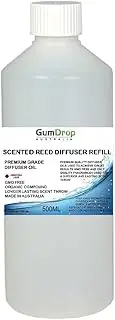 Premium Highly Scented Reed Diffuser Refills - Vanilla, Patchouli & Sandalwood - Home Fragrance (500ml)