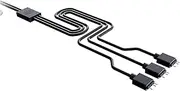 Cooler Master ARGB 1-to-3 Splitter Cable, 3-Pin LED Connector, 50 cm, MFX-AWHN-3NNN1-R1