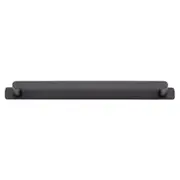 Osaka Cabinet Pull with Backplate CTC256mm Matt Black