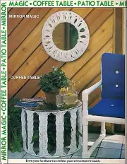 Table & Mirror Patterns - Craft Book: #7430 Macrame Go Round