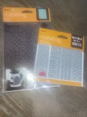 Cricut Cuttlebug 5x7 Embossing Folder CelticLink. Springtime Dies
