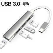 4 in 1 USB 3.0 Hub Type C Expansion Dock 4 Port Multi Splitter Adapter OTG for X