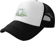 [COMAAM] Lavender Stamp Adult Mesh Baseball Cap Trucker Hats for Women Men Bulk Trucker Hats Adjustable for Daily Wear Sports