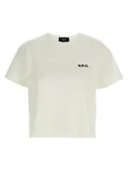[A.P.C.] A. P.C.-Boxy Petit Vpc T Shirt Bianco-Donna M White