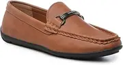 [TAHARI] Dapper Boys Dress Loafer Shoe - Stylish, Comfortable, Easy Slip-on Style, Flexible Outsole, Versatile for Formal & Casual Occasions, Durable