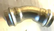 3/4" - Viega Stainless Steel ProPress #85450 304 45-Elbow FKM SEALS fast ship