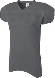 [A4] NB4242 Youth Nickleback Football Jersey W/Double Dazzle Cowl And Skill Sleeve Graphite Xs