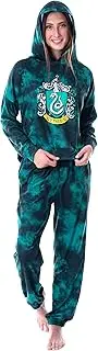 [INTIMO] Harry Potter Womens' Hogwarts Houses Tie Dye Hooded Jogger Set