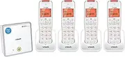 VTech Comfort Cordless Bundle - NBN Ready Phone System - 4 handsets - White