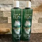 Dove Real Repair Shampoo Coconut + Vegan Keratin Sulfate-Free 10 fl oz SET OF 2