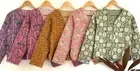 10 Multi Quilted Cotton Patchwork Jacket Handmade Cotton Jacket Women Clothing
