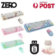 ZERO Wireless Keyboard Mouse Combo Computer Keyboard Set Bluetooth Laptop Office