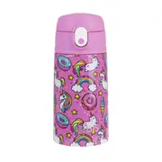 Oasis 400ml Vacuum Insulated Kids/Children Drinking Bottle Unicorns w/ Sipper