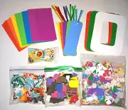 Huge Lot FOAM Sheets Adhesive Stickers Sport Cowboy Cars Letters Animals Clothes