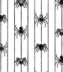 Peva Vinyl Tablecloth,52" x 90" Oblong,HALLOWEEN,SPIDERS CLIMBING ON THE WEB,P&T