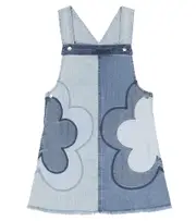 [Stella McCartney Kids] Stella McCartney Kids Floral patchwork denim dress Y 12 blue