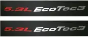 Set of 2 5.3L Ecotec3 Hood Sticker Decals Emblem for Silverado Sierra Z71 4x4