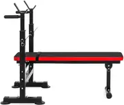 Adjustable Weight Bench Fitness Bench Home Gym Squat Rack